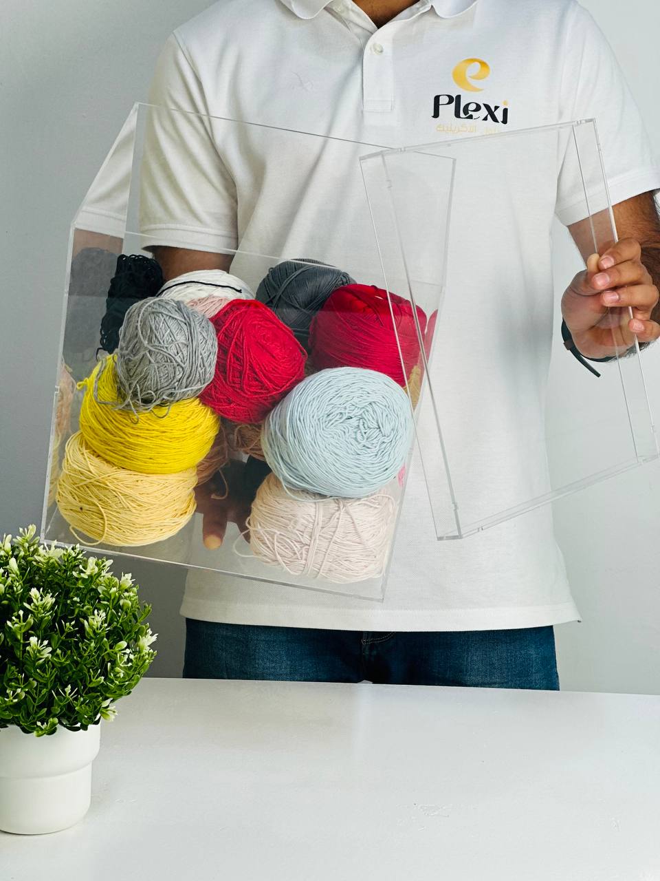 صندوق أكريليك شفاف 30×30×30 سم 