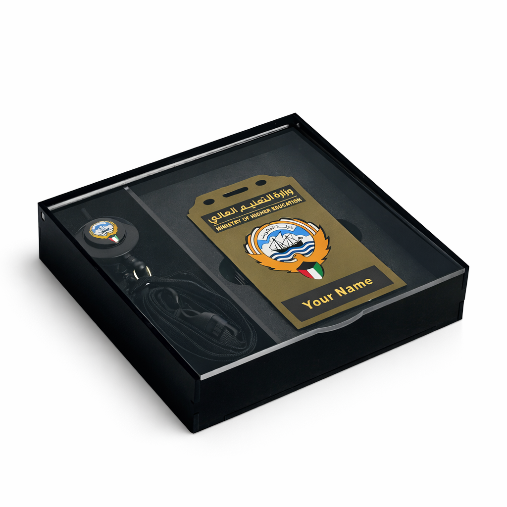Premium custom ID card for employees and events in Kuwait | بطاقة تعريف مهنية مخصصة للموظفين والفعاليات في الكويت