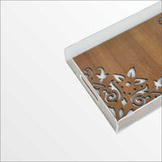 custom acrylic plexiglass serving trays arabs use for diwaniya, parties and daily serving activities 
