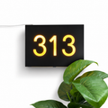 Custom acrylic house number sign for villas and apartments Kuwait – لافتة رقم منزل أكريليك مخصصة للفلل والشقق في الكويت