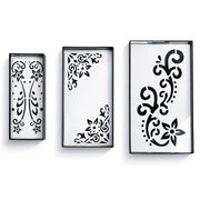 Premium Acrylic Tray | Black and White (Set of 3)