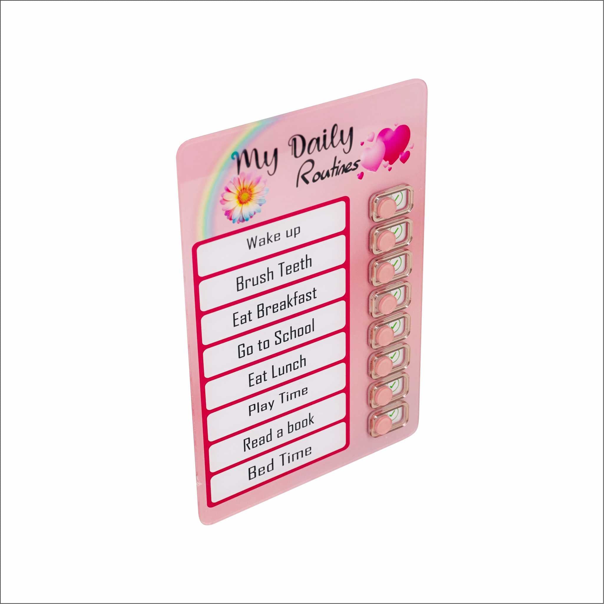 Attractive Daily Activities  Tracker for Kids