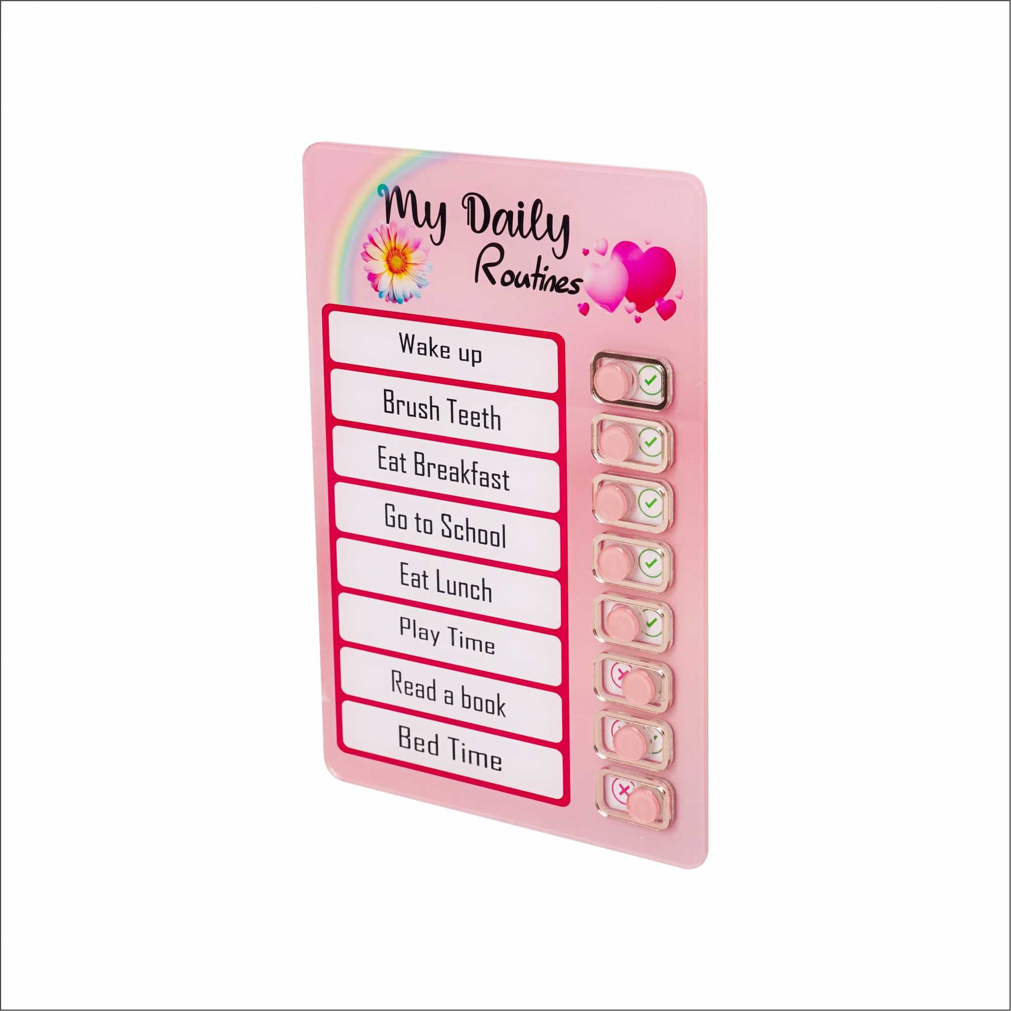 Attractive Daily Activities  Tracker for Kids