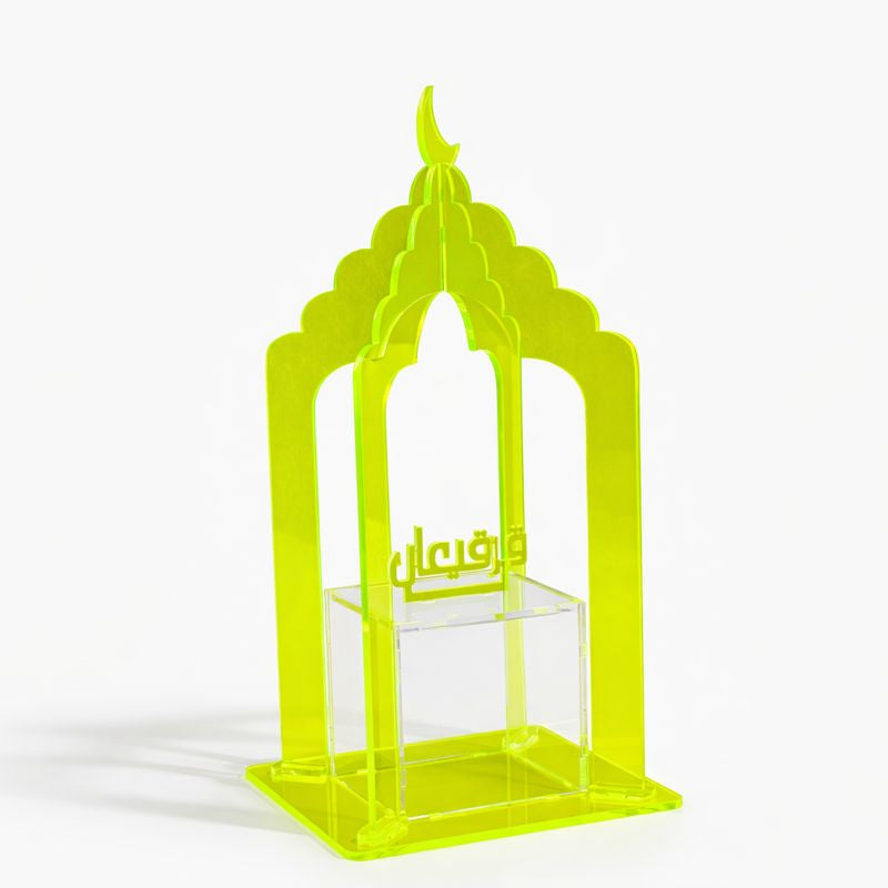 Transparent Yellow Special Acrylic Gargean Box