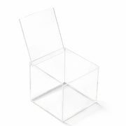 Acrylic Flap Cover Box 10 CM *10 CM *10 CM