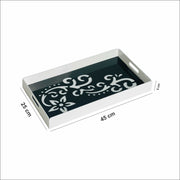 Hospitality serving tray for hotels and cafés