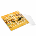 Gergean Treat Box with 4 partitions for serving sweets, clear acrylic sweet box for Gergean celebrations in Kuwait | علبة قرقيعان مع 4 أقسام لتقديم الحلويات، صندوق أكريليك شفاف لاحتفالات القرقيعان في الكويت