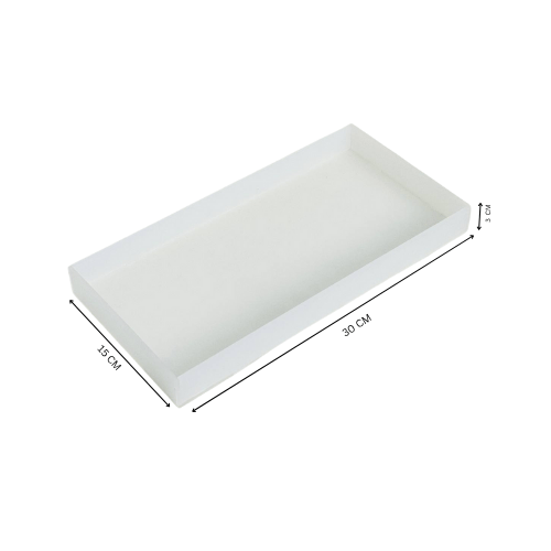 Frosted Acrylic Serving Tray —Durable, Customizable