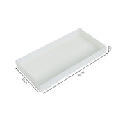 Frosted Acrylic Tray 30×15×3 CM