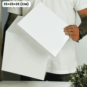 Medium white plexi box for storage and décor – صندوق بلاكسي أبيض متوسط للتخزين والعرض