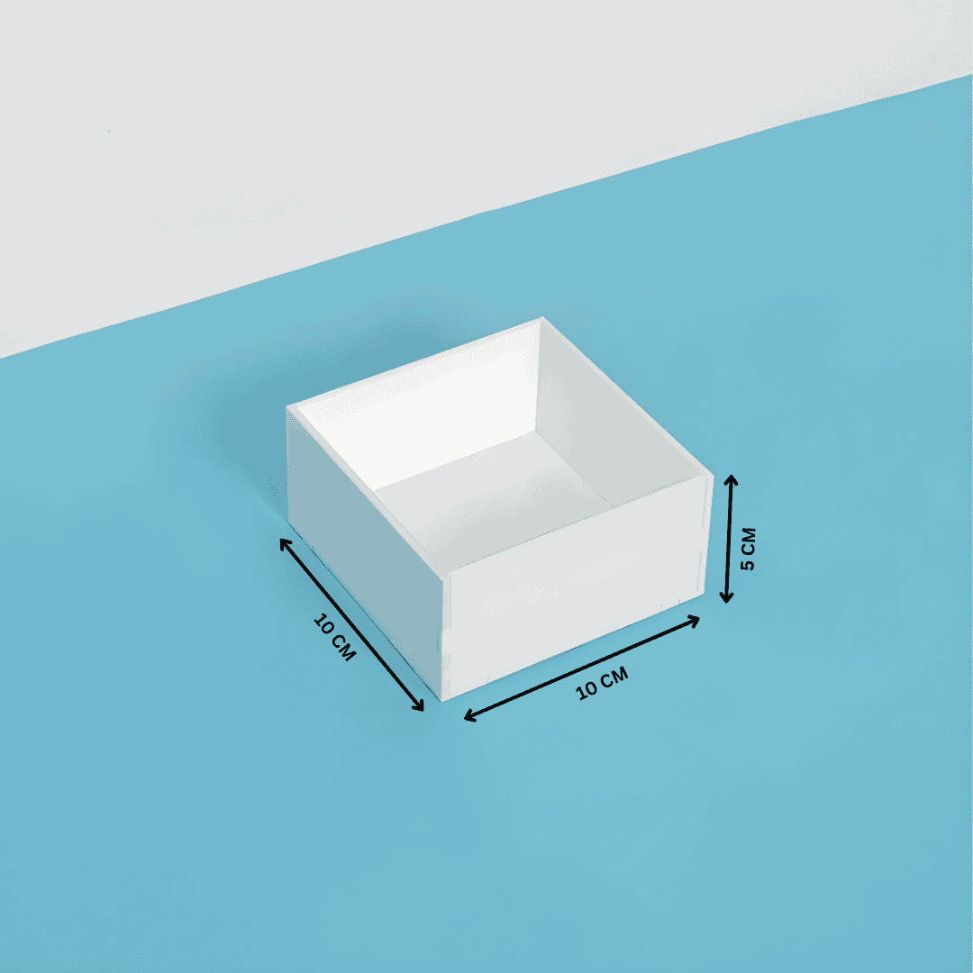 White Acrylic Serving Tray